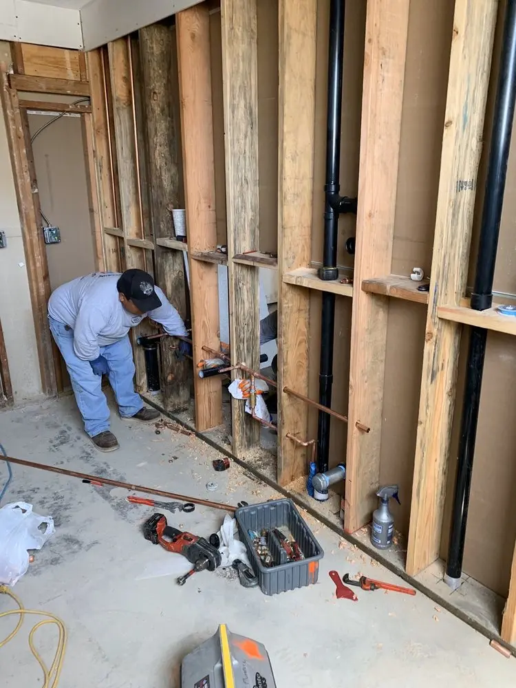 Commercial rough-in plumbing for Gas Line Repair in Presidential Estates